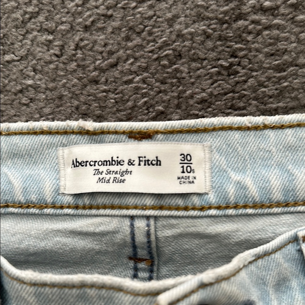 The straight mid rise jeans